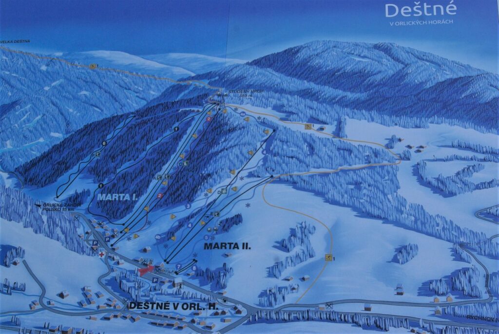 skiareál deštné v orlických horách